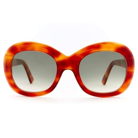 Y2K 1990s Vintage FRANÇOIS PINTON Jacky O Regard Tortoiseshell Oversized Sunglas - Picture 2 of 10